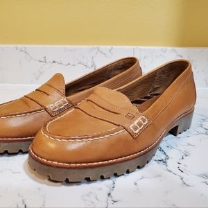 Sperry Top Sider Windsor Brown Leather - Size 7.5M. Penny Loafer